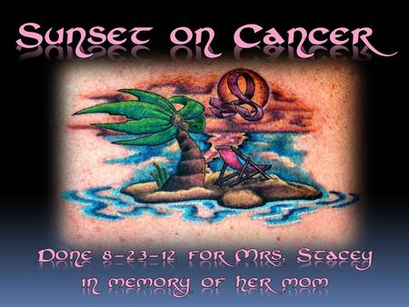 Tattoos - sunset on cancer - 69141